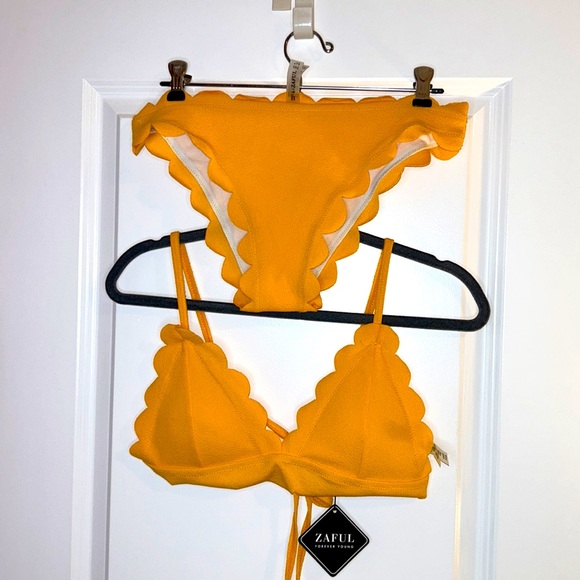 Other - Zaful Two Piece Yellow Bathing Suit